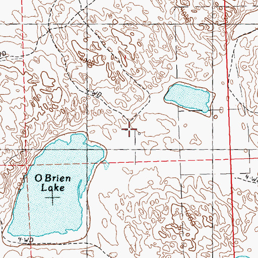 Topographic Map of Coopers Ranch (historical), NE