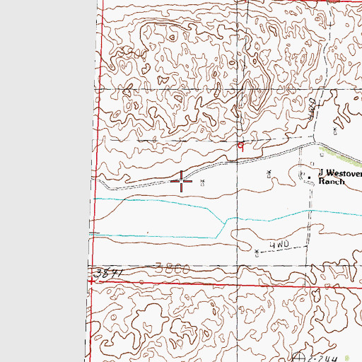 Topographic Map of Gordon Valley Church (historical), NE