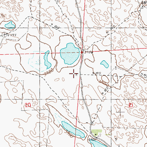 Topographic Map of School Number 102 (historical), NE