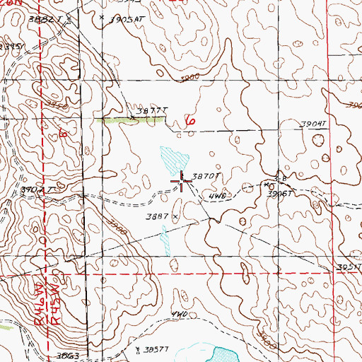 Topographic Map of School Number 106 (historical), NE