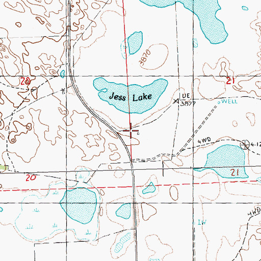 Topographic Map of School Number 128 (historical), NE