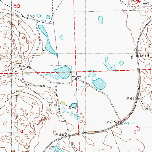 Topographic Map of School Number 130 (historical), NE