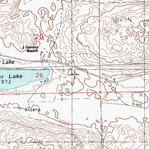 Topographic Map of School Number 131 (historical), NE
