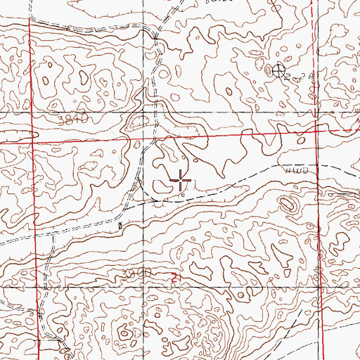 Topographic Map of School Number 134 (historical), NE