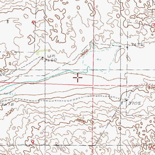 Topographic Map of School Number 134 (historical), NE