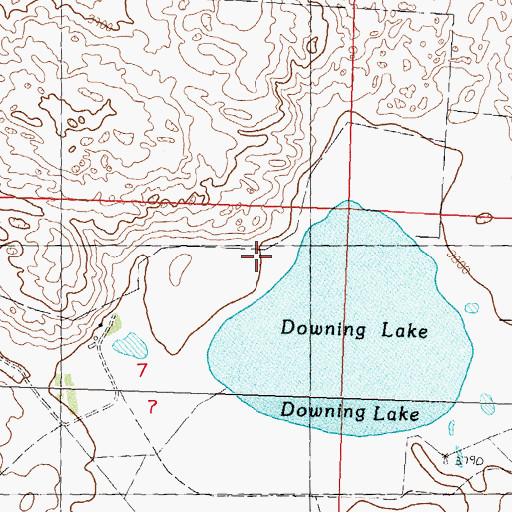 Topographic Map of School Number 150 (historical), NE