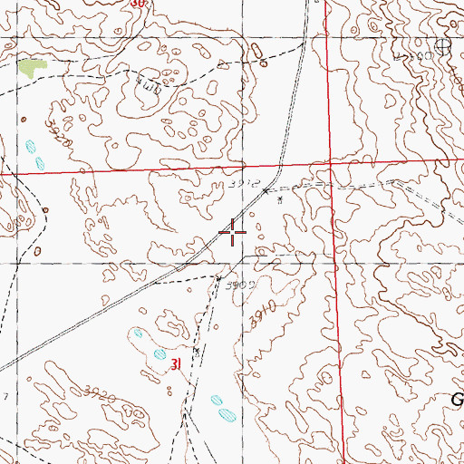 Topographic Map of School Number 156 (historical), NE