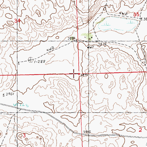 Topographic Map of School Number 158 (historical), NE