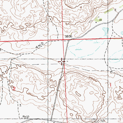 Topographic Map of School Number 161 (historical), NE