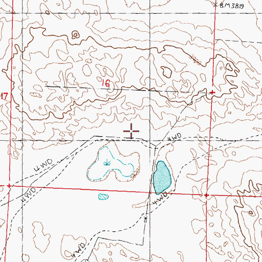 Topographic Map of School Number 168 (historical), NE