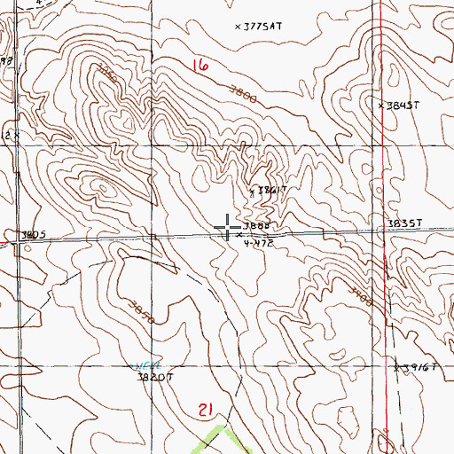 Topographic Map of School Number 65 (historical), NE