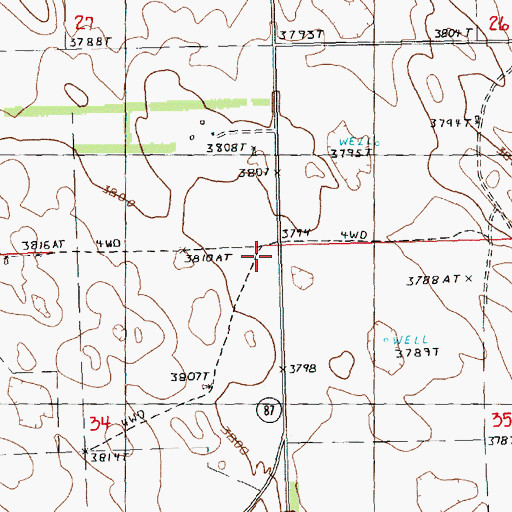 Topographic Map of School Number 93 (historical), NE