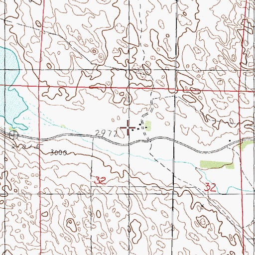Topographic Map of Conterra, NE