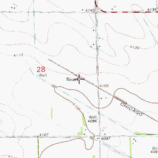 Topographic Map of Roach, NE