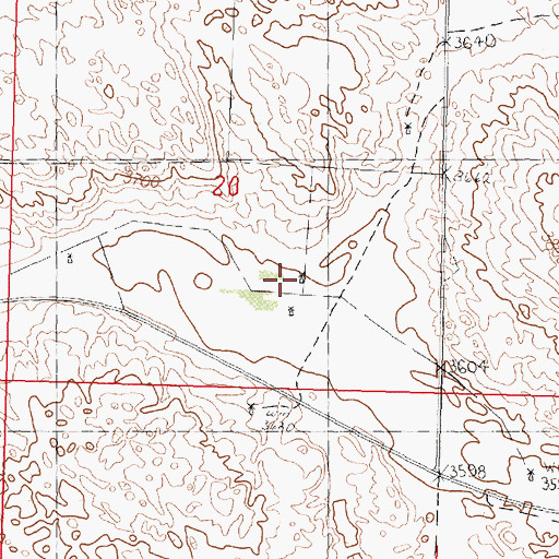 Topographic Map of Rounds Place, NE