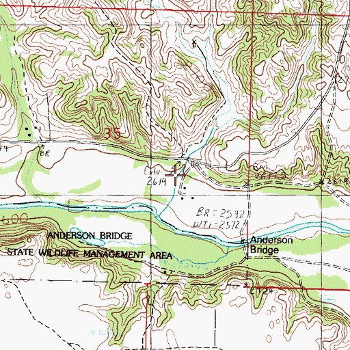 Topographic Map of Cooper Canyon, NE