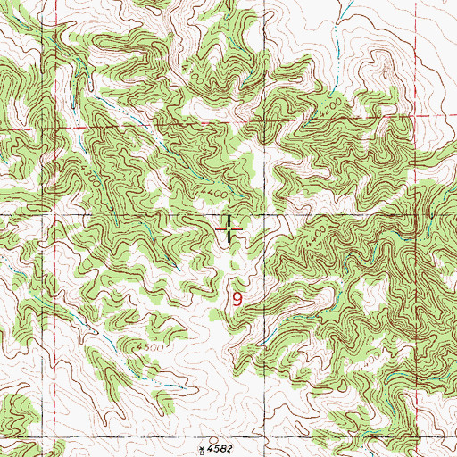 Topographic Map of Fort Robinson Wildlife Area, NE
