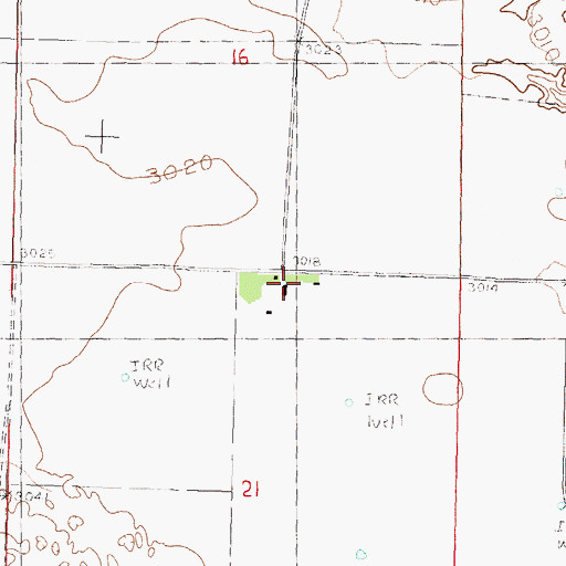 Topographic Map of L Schneider Ranch, NE