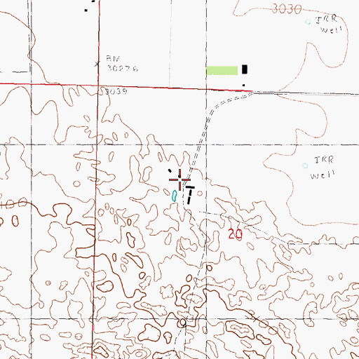 Topographic Map of Hog Farm, NE