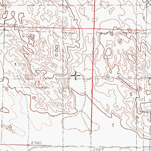 Topographic Map of R Wobig Ranch, NE