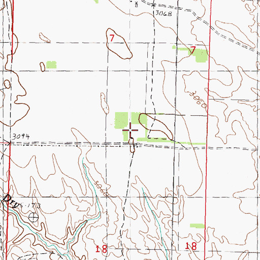 Topographic Map of Scholtes Ranch, NE