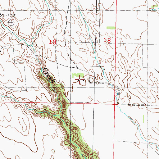 Topographic Map of Steffen Ranch, NE