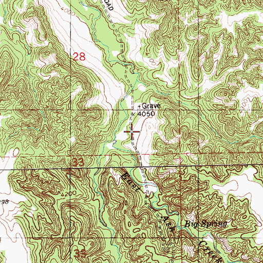 Topographic Map of Fast Ash Trailhead, NE