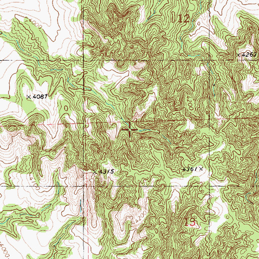 Topographic Map of Roberts Trail, NE
