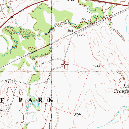 Topographic Map of Red Cloud Agency Historical Site, NE
