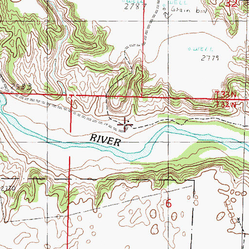 Topographic Map of G Drinkwater Ranch, NE