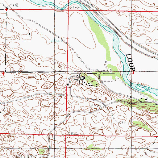 Topographic Map of Nebraska State 4H Camp, NE