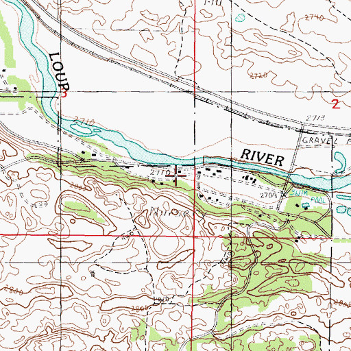 Topographic Map of Bessey Nursery Office, NE