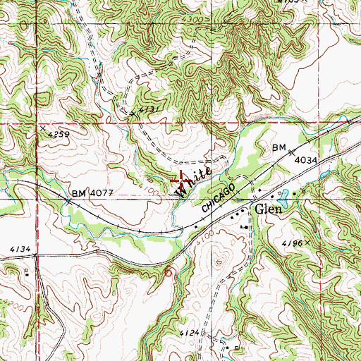 Topographic Map of Buck Creek, NE