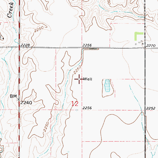 Topographic Map of Buffalo County, NE