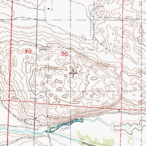 Topographic Map of Cherry County, NE