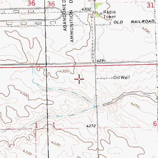 Topographic Map of Cheyenne County, NE