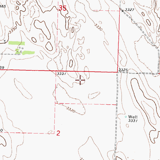 Topographic Map of Dundy County, NE