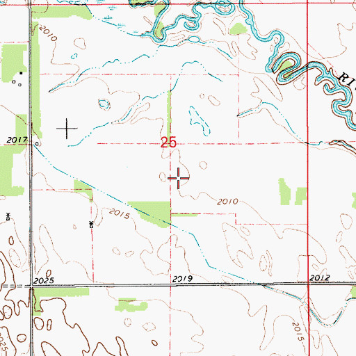 Topographic Map of Holt County, NE