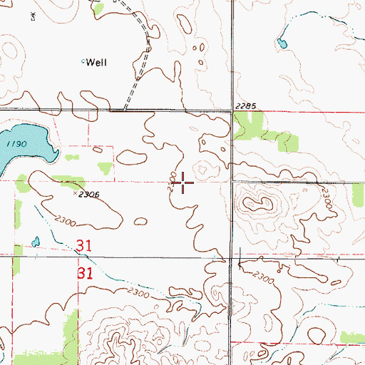 Topographic Map of Keya Paha County, NE