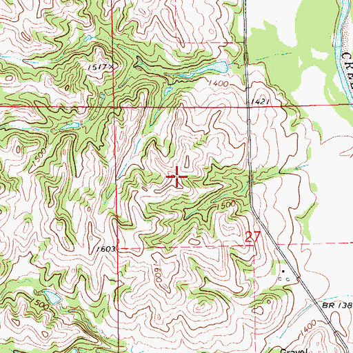 Topographic Map of Knox County, NE