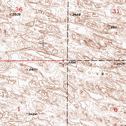 Topographic Map of Loup County, NE