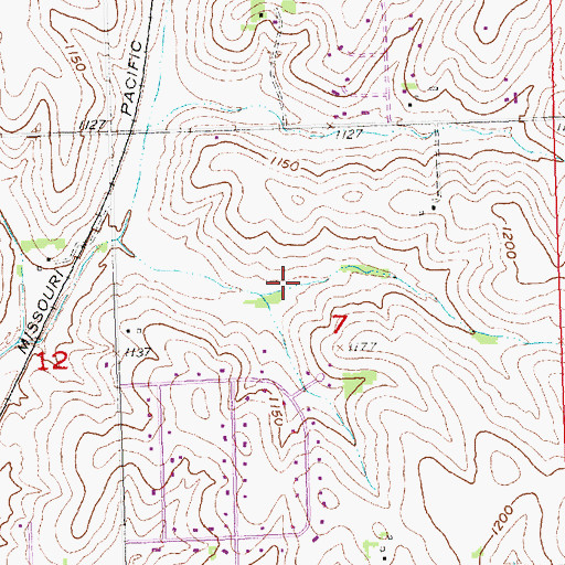 Topographic Map of Sarpy County, NE
