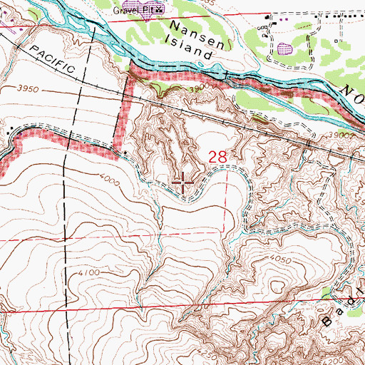 Topographic Map of Scotts Bluff County, NE