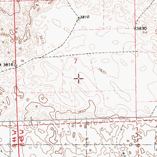 Topographic Map of Sheridan County, NE