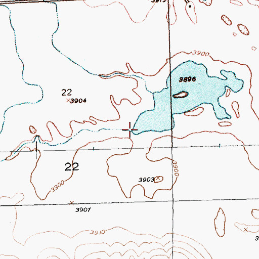 Topographic Map of Berea Creek, NE