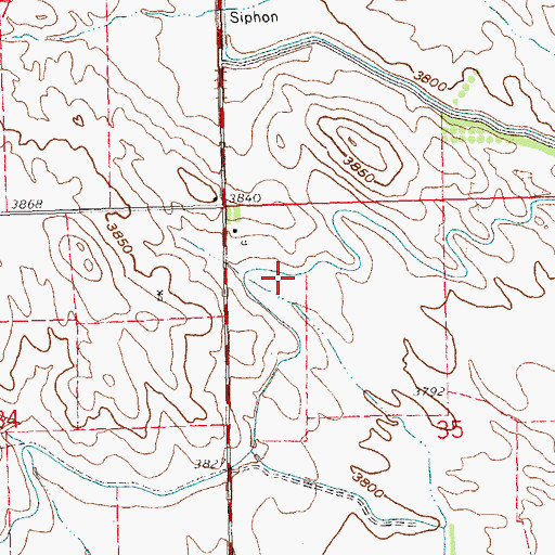 Topographic Map of Mirage Flats Canal, NE