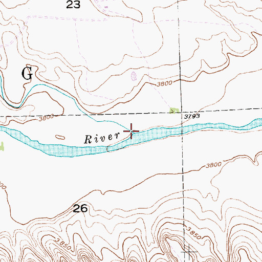 Topographic Map of Pepper Creek, NE
