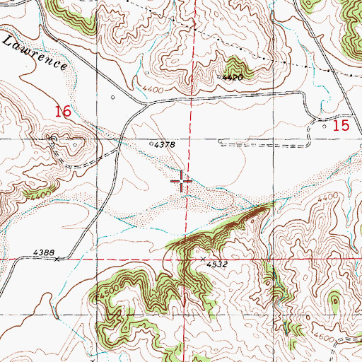 Topographic Map of Rocky Hollow, NE
