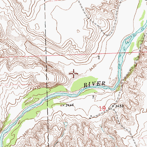 Topographic Map of Sand Draw, NE