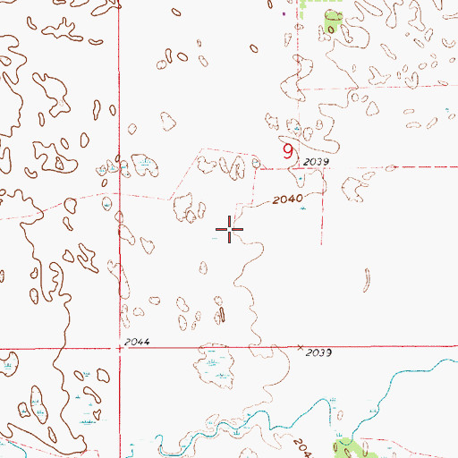 Topographic Map of Stokes Ranch, NE